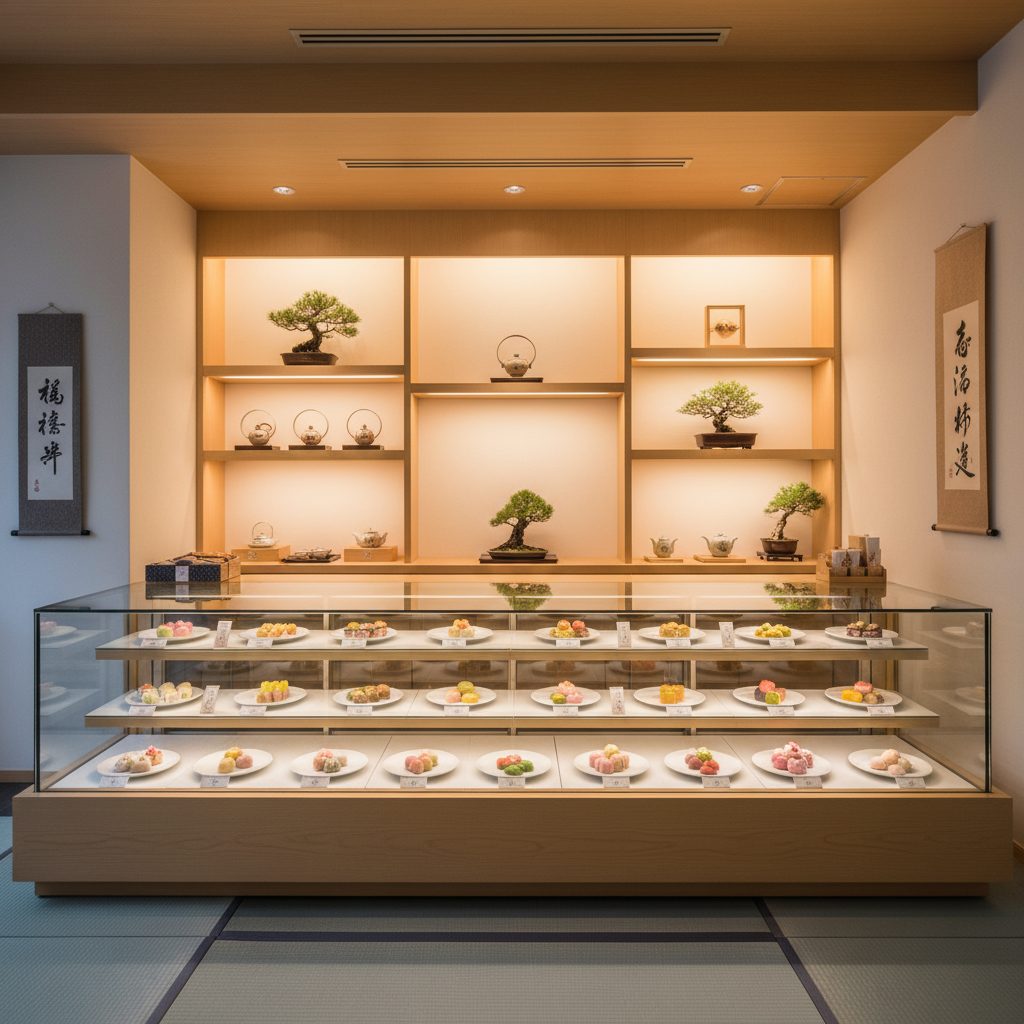 花見和菓子店內 shop interior
