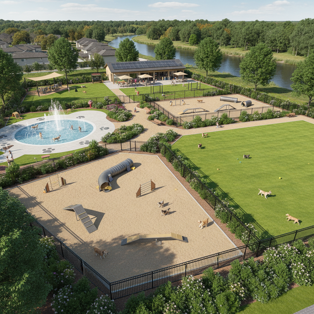 毛孩公園空拍圖